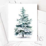 Evergreen Tree Card