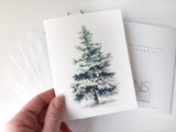 Evergreen Tree Card