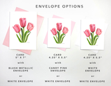 Pink Tulip Card