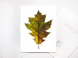 Autumn Leaf Card