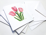 Pink Tulip Card