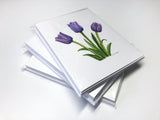 Purple Tulip Card