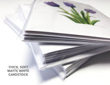 Purple Tulip Card