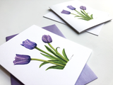 Purple Tulip Card