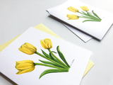 Yellow Tulip Card