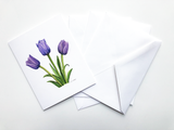 Purple Tulip Card