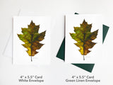 Autumn Leaf Card