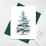 Evergreen Tree Card
